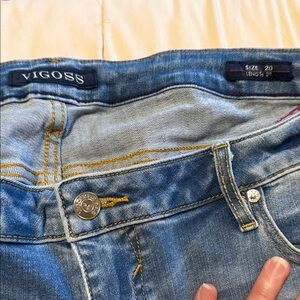 Vigoss Women's Light Blue Denim Jeans
